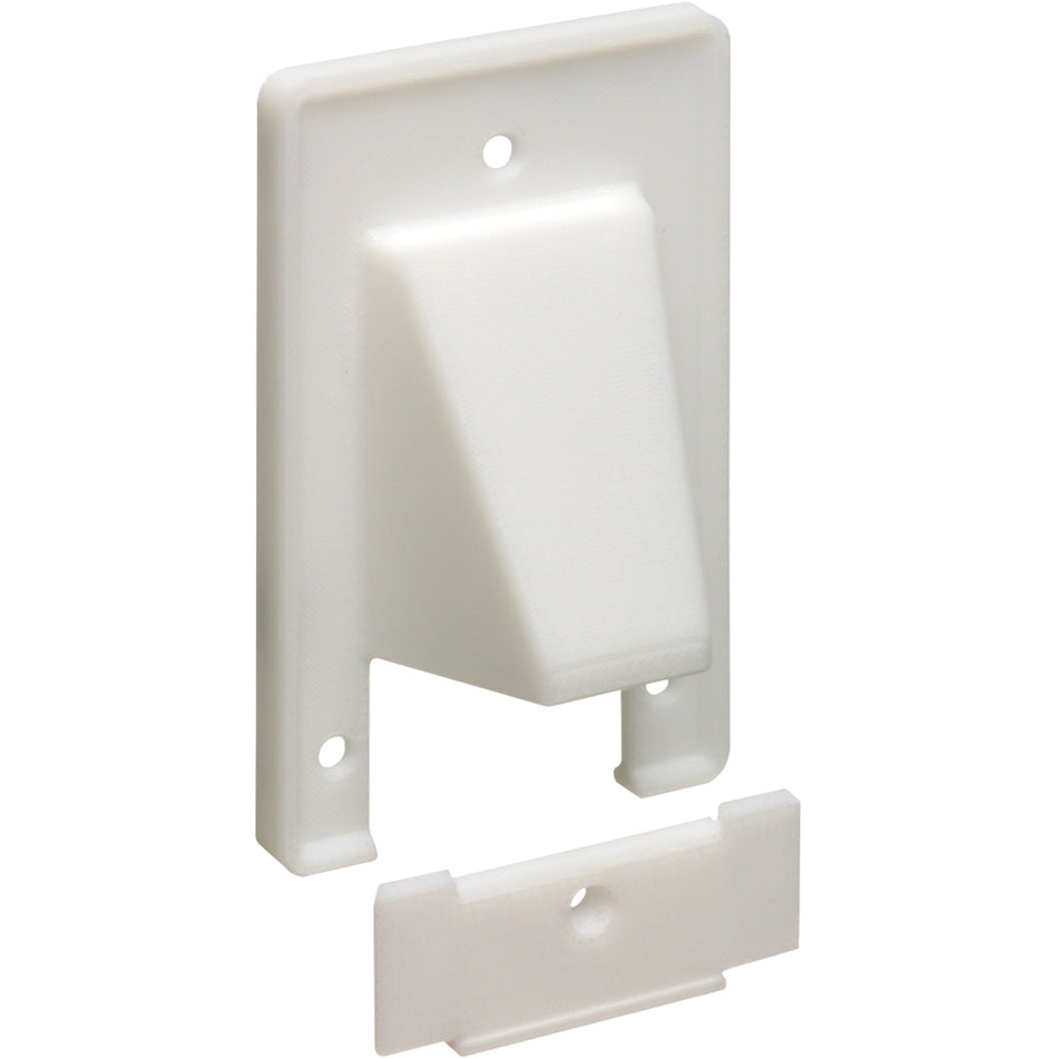 Arlington 1G 2Pcs Scoop Plate - Reversible Cable Entrance