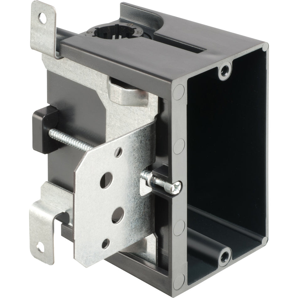 Arlington 1G Screw Mt Adj Box Lp – Non-Metallic, Adjustable, Low Profile