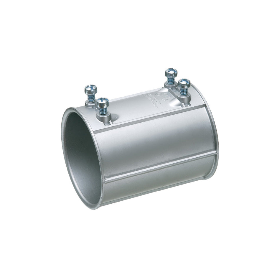Arlington 2-1/2" EMT S.S. Coup - Zinc Die-Cast Set-Screw Coupling, , ARLINGTON - Maple Electric Supply 