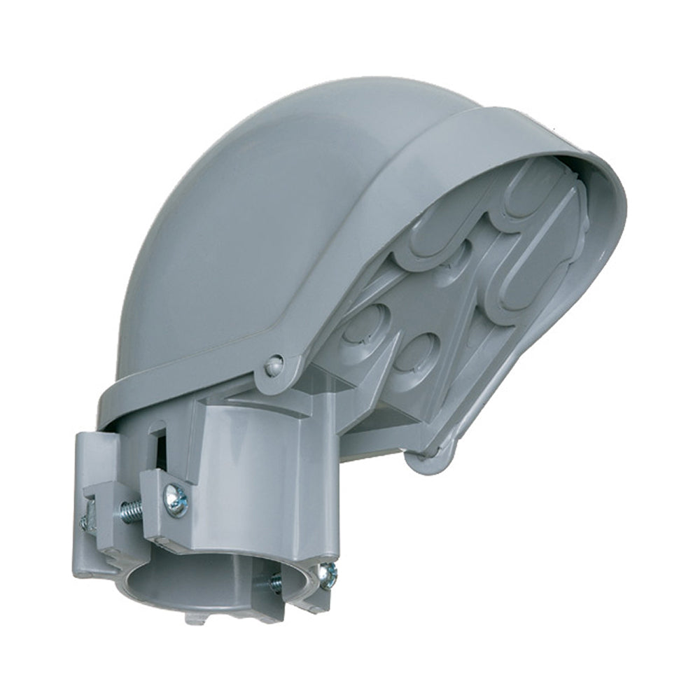Arlington 2-1/2"X2" PVC ENT Cap - Dual Wire Holes