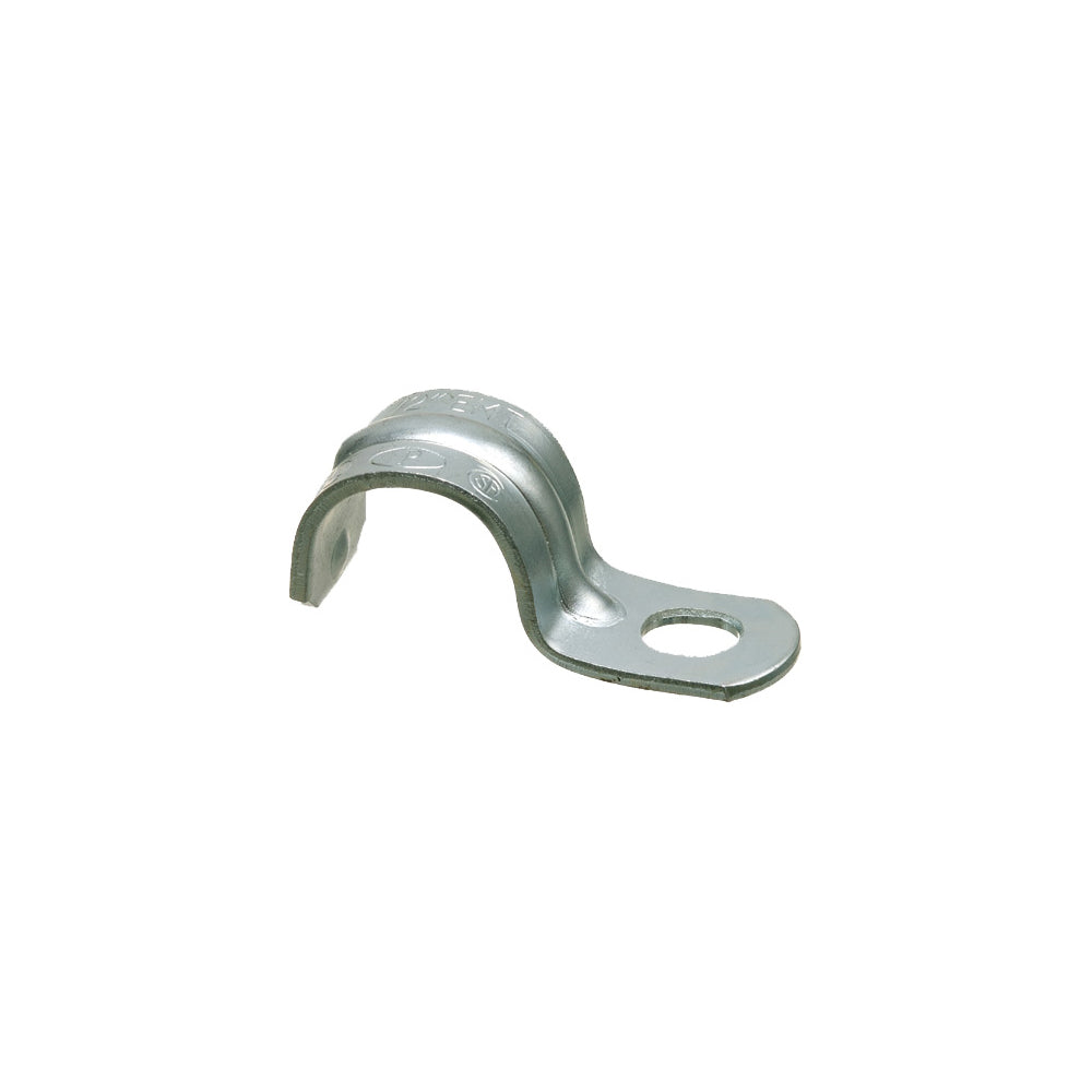 Arlington 2" EMT Steel Strap - Heavy-Duty Plated, 1-Hole