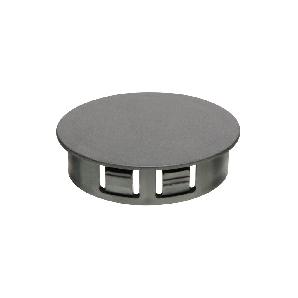 Arlington 2"Pls Knck-Out Seal, Black Non-Metallic Snap Bushing