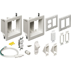 Arlington 2 Recessed TV Box Kit - Power & Low Voltage Bridge