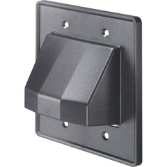 Arlington 2G Scoop W/Lv Plt Blk - Reversible Cable Entrance Plate