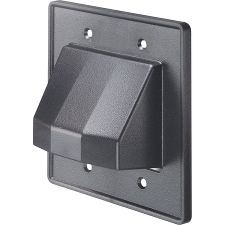 Arlington 2G Scoop W/Lv Plt Blk - Reversible Cable Entrance Plate