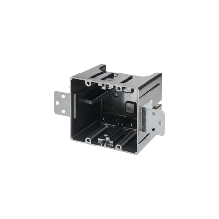 Arlington 2Gang Gangable End Box - Plastic, New Construction