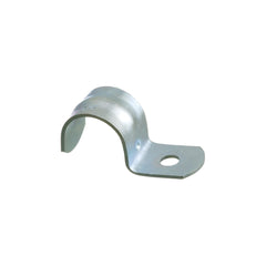 Arlington 3-1/2" 1 Hole Strap - Rigid, Plated Steel,