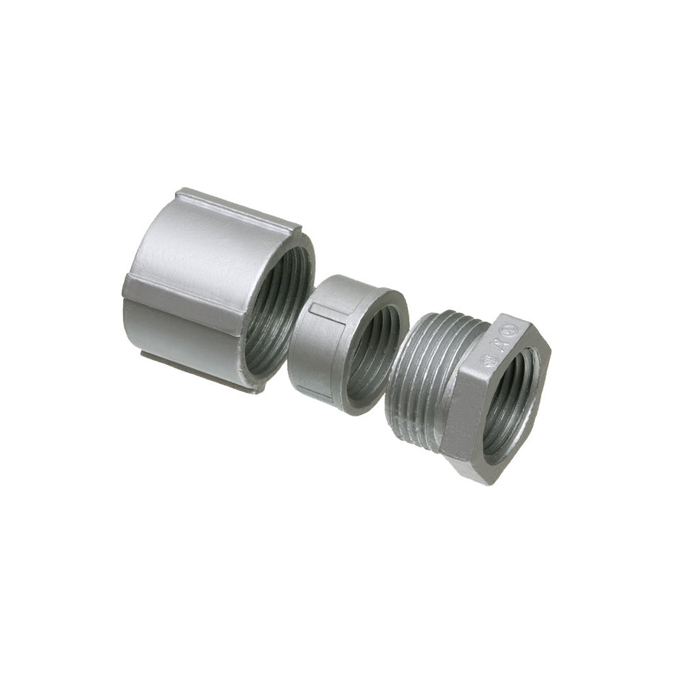 Arlington 3" 3-Piece Coupling for Rigid & IMC, Zinc Die-Cast
