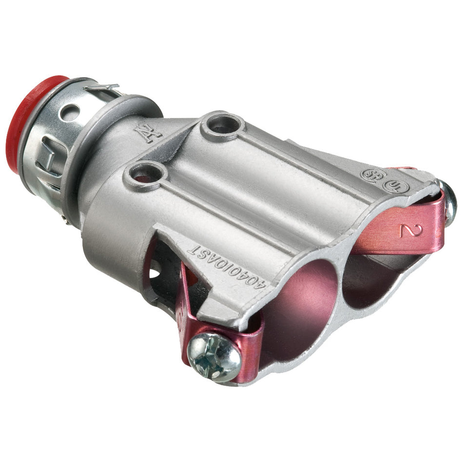 Arlington 3/4" Snap-To-It Duplex Zinc Die-Cast Connector