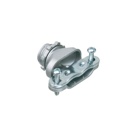 Arlington 3/8" Duplex Nm-Bx-Ac-Mc Zinc Connector, 25 Pack