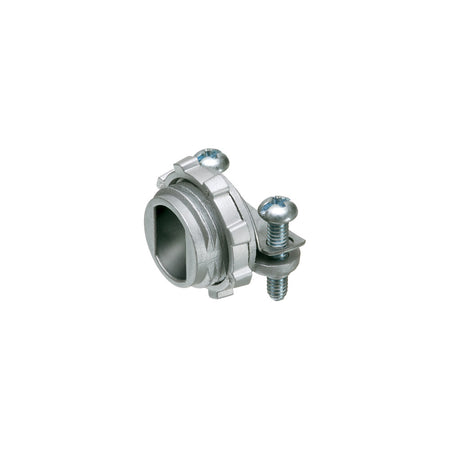 Arlington 3/8 Mc-Bx Con W/Square Zinc Die-cast Cable Connector