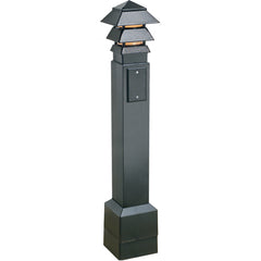 Arlington 35" Gardnpost Bollard Kit - Pagoda Light Fixture