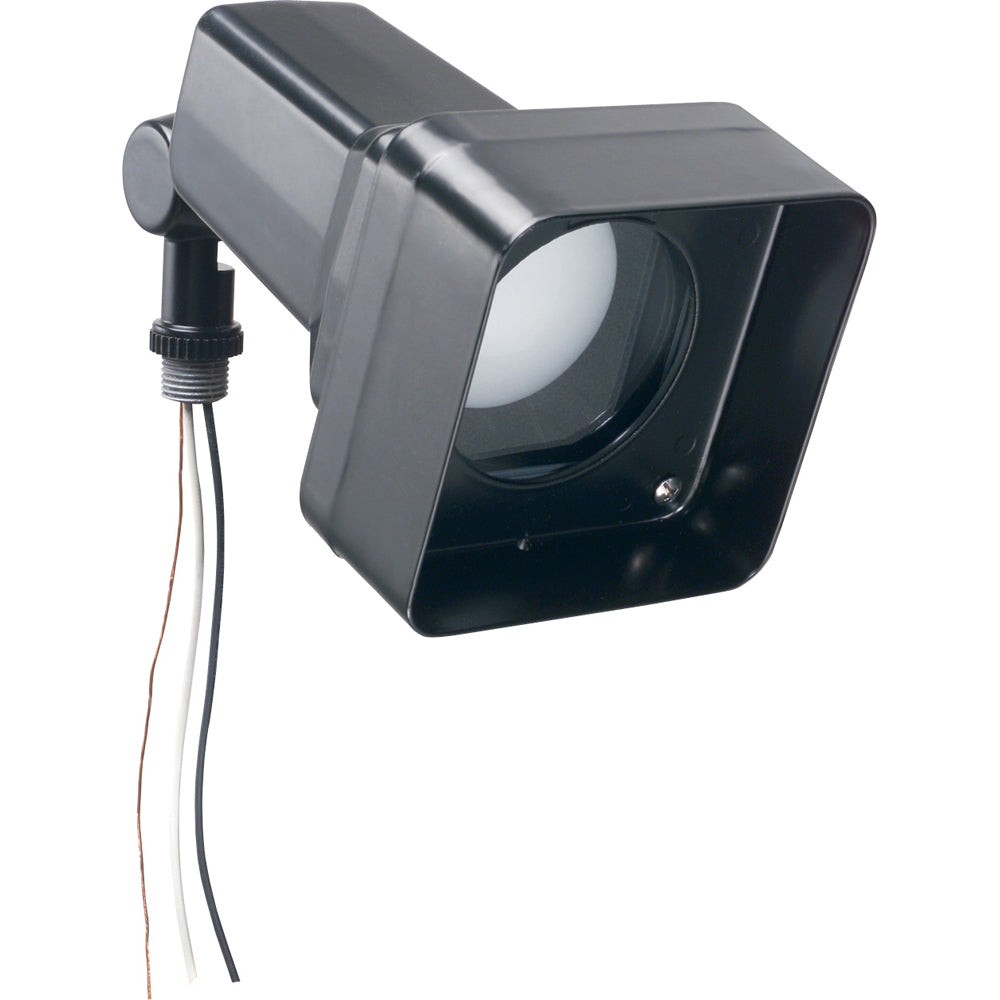 Arlington 75W Flood Light Black - Landscape Fixture, Halogen-Compatible