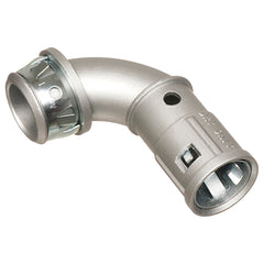 Arlington 90 Deg Snap2It Connect 3/8 - Zinc Die-Cast Cable Connector