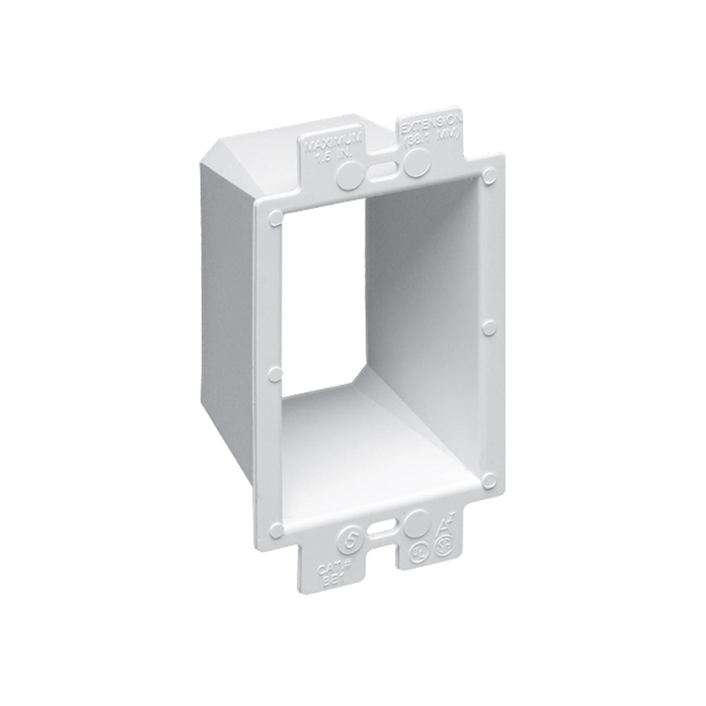 Arlington Box Extnd Bag W Screws - 1.5" Fire Rated Extender