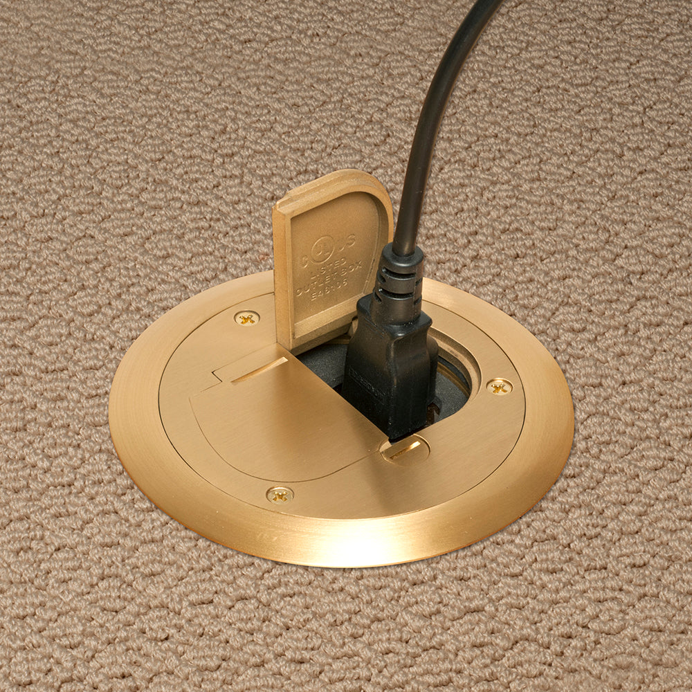 Arlington Brass Carpet Ring - FLB3500 Drop Box, 1-Pack