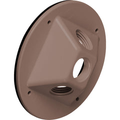 Arlington Brown 3-Hole Canopy - Non-Metallic Threaded Cover