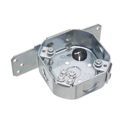 Arlington Ceiling Box 1 1/2 W/Bk - Steel Octagonal, 200lb Fixture Rated