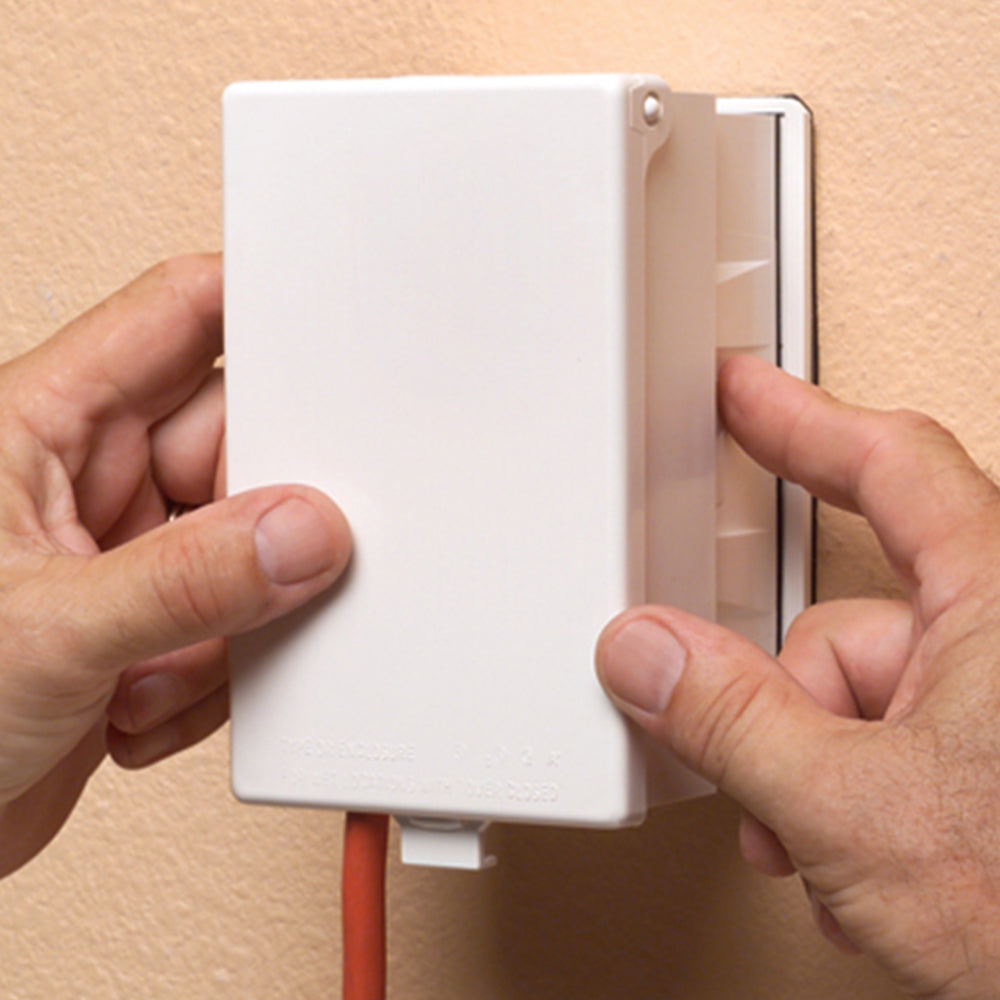 Arlington Collapsible Cover BP VW - Weatherproof, Low Profile, White