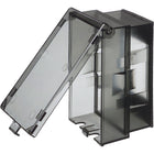 Arlington Collapsible Cover Horizontal White, 1-Gang Weatherproof