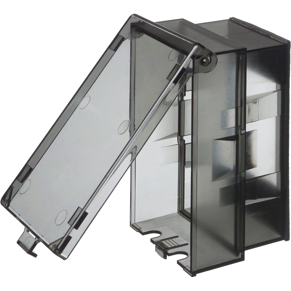 Arlington Collapsible Cover Horizontal White, 1-Gang Weatherproof
