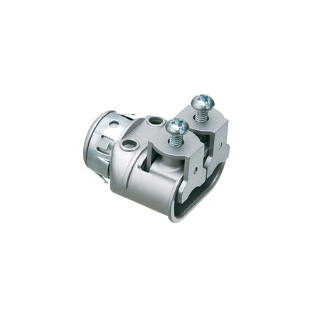 Arlington Duplx Sdl Grp Snpt Con - Zinc, 1/2" Knockout Connector