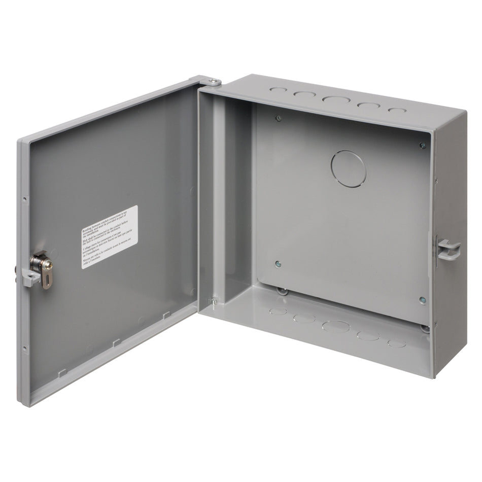 Arlington EB1212BP - Heavy-Duty Non-Metallic Enclosure Box with Removable Back Plate