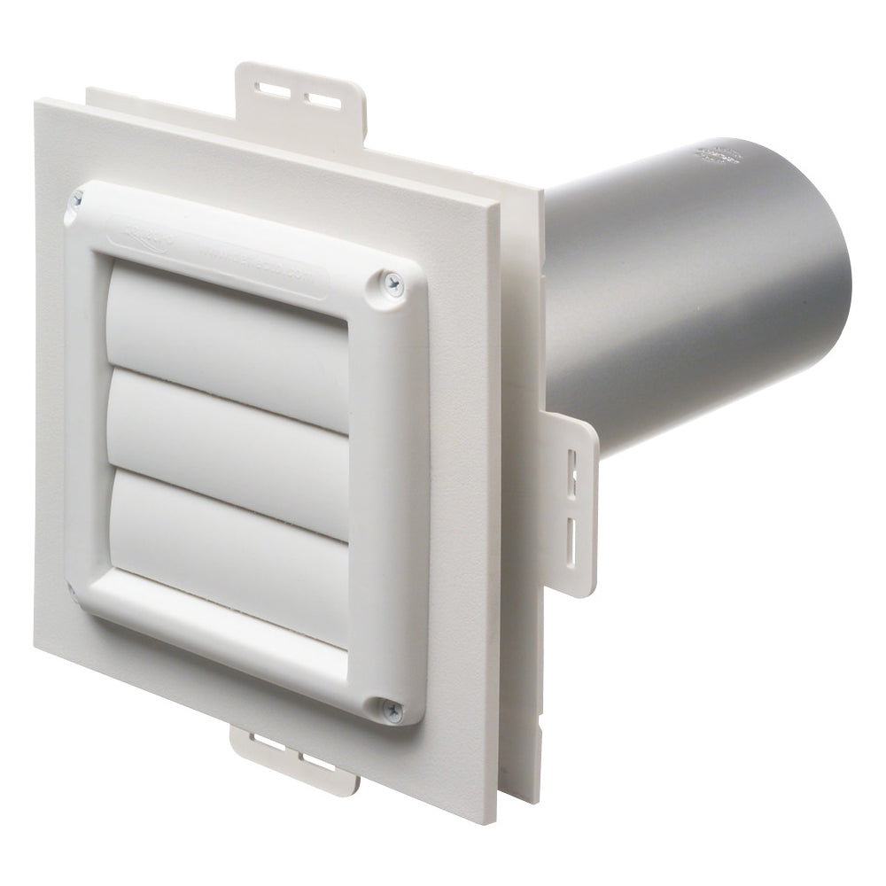 Arlington Exhaust Vent Mounting Block Kit - Non-Metallic, Siding