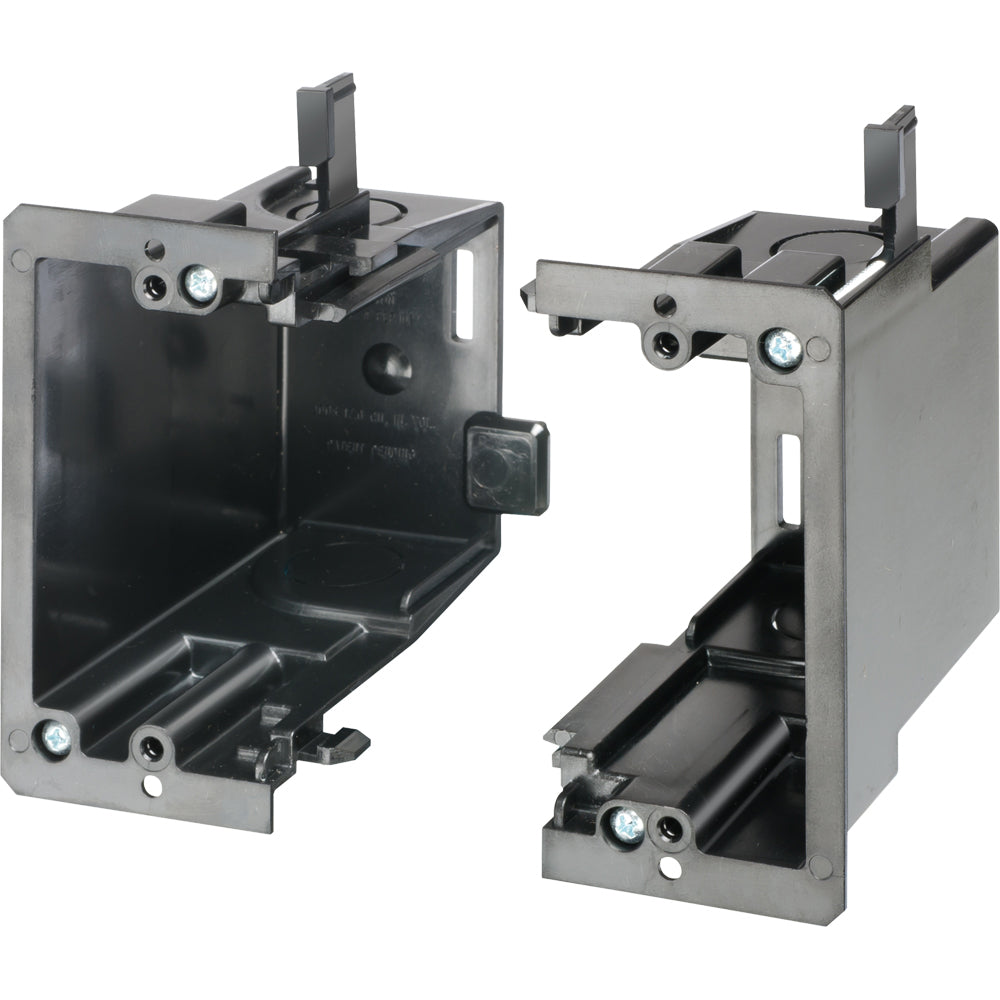 Arlington Gangable Box Retrofit - 2-Gang Plastic w/ Mounting Wings