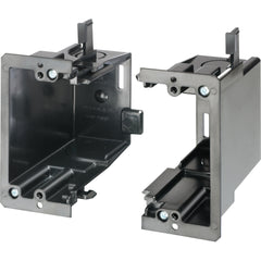 Arlington Gangable Box Retrofit - 2-Gang Plastic w/ Mounting Wings