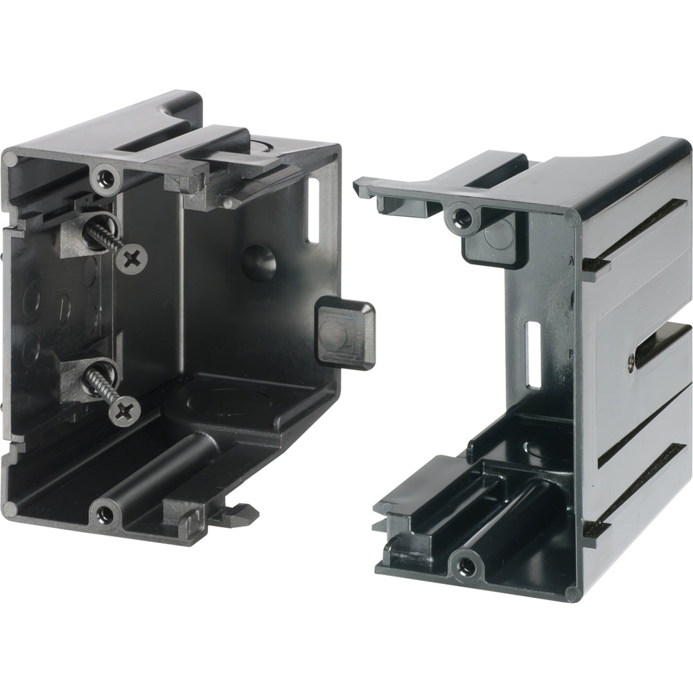 Arlington Gangable Box Screw-On 2-Gang Plastic Retrofit