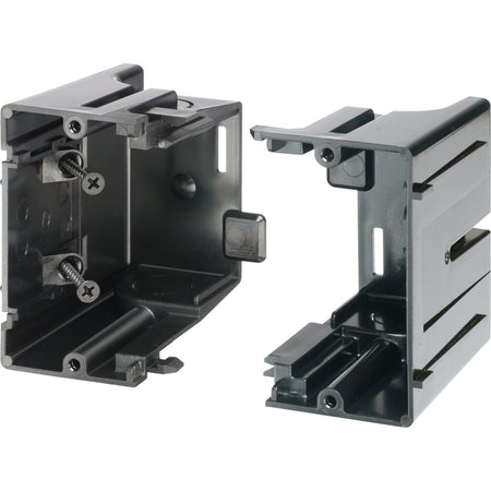 Arlington Gangable Box Screw-On 2-Gang Plastic Retrofit