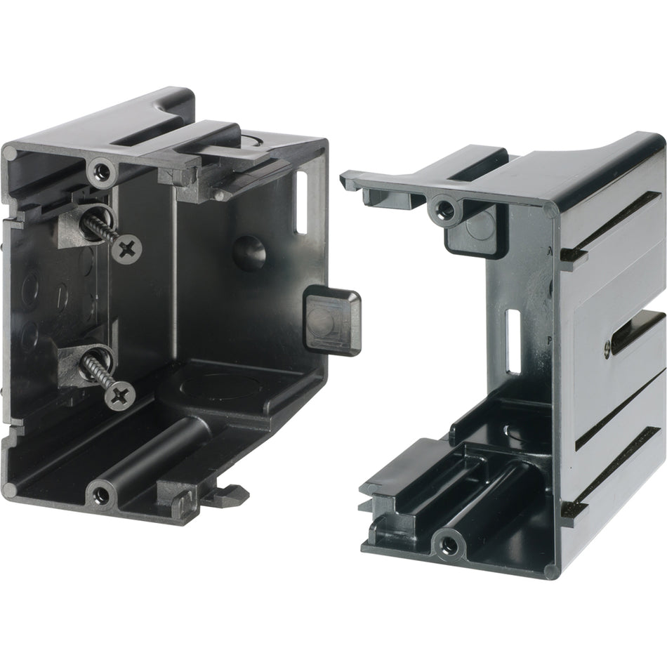 Arlington Gangable Box Screw-On 2-Gang Plastic Retrofit
