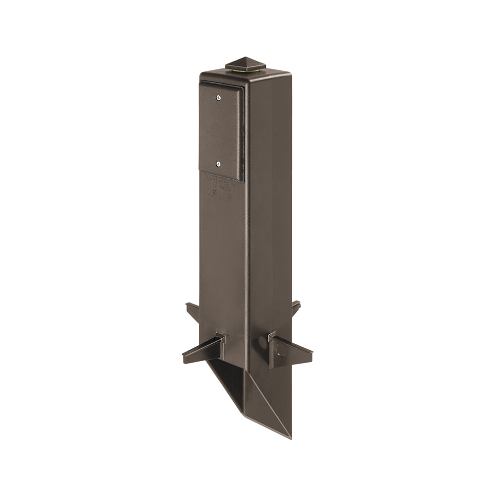Arlington Garden Post Bronze - Outdoor Light/GFCI Support