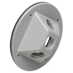 Arlington Gray 3-Hole Canopy W/ Non-Metallic Cover 1/2" Openings