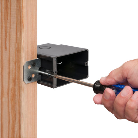 Arlington Horizontal Screw Mount - Adjustable Non-Metallic Box
