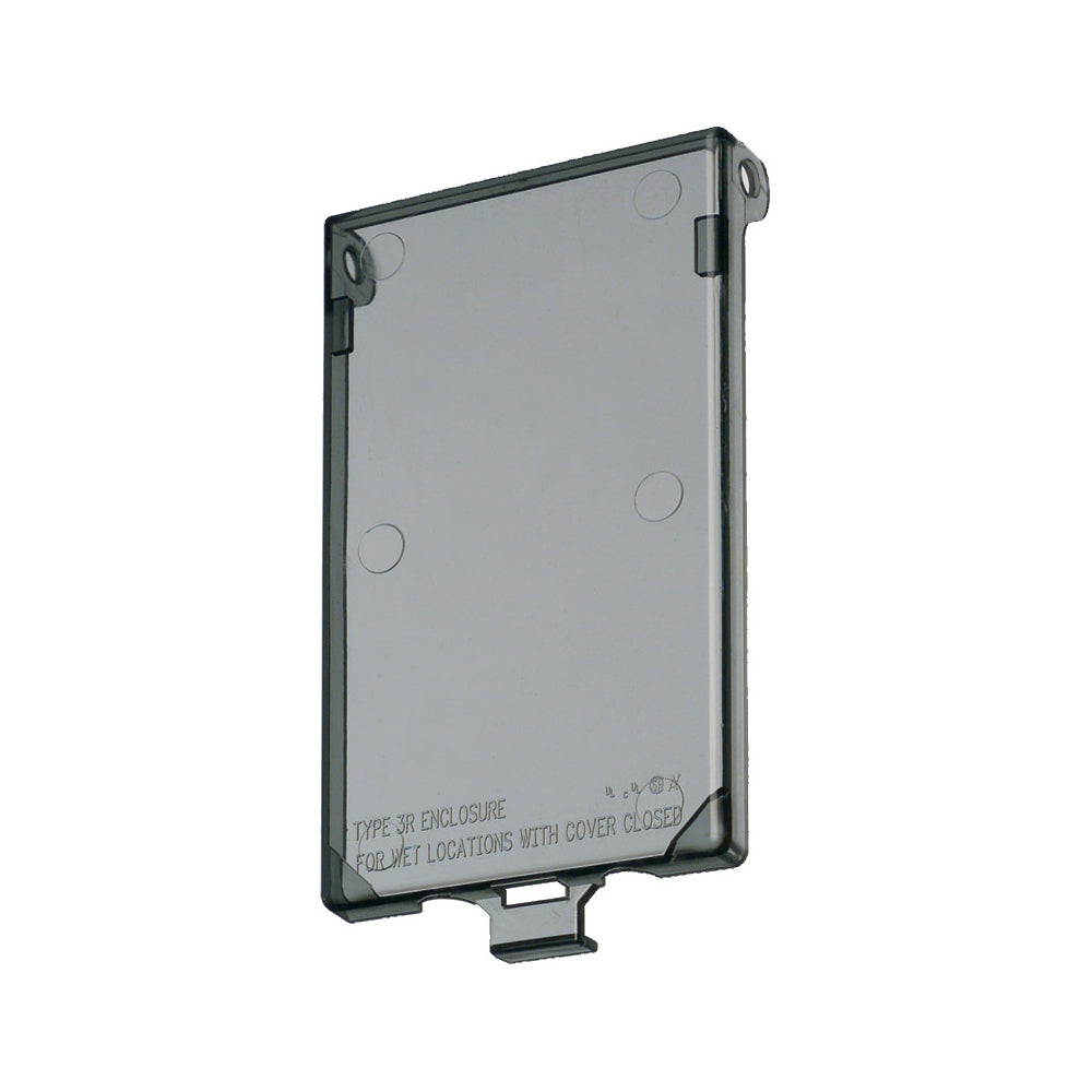 Arlington In Box Cover White Vertical - Single Gang Replacement