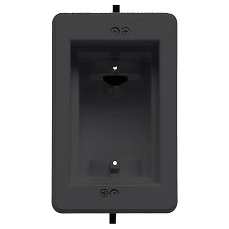 Arlington Indoor Inbox Black Gc - Recessed, Single Gang, Fire Rated