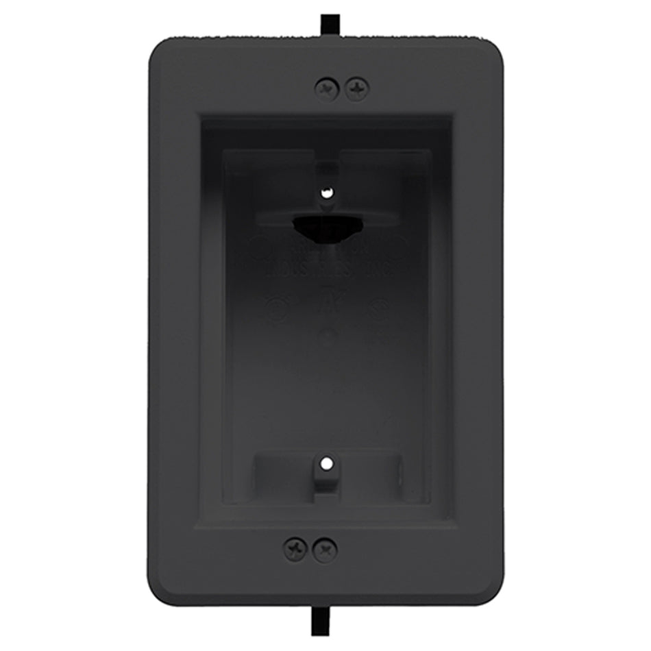 Arlington Indoor Inbox Black Gc - Recessed, Single Gang, Fire Rated
