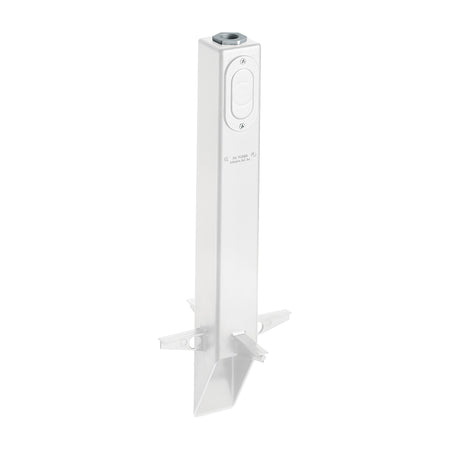 Arlington Low Profile G.P. White 19.5" Outdoor Light Support