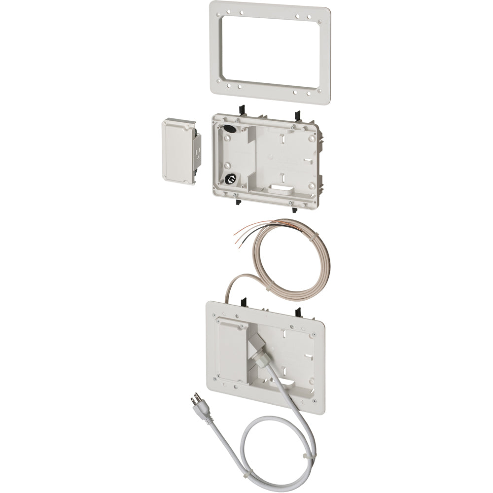 Arlington Low Profile TV Box Kit GC - Shallow Flush Installation