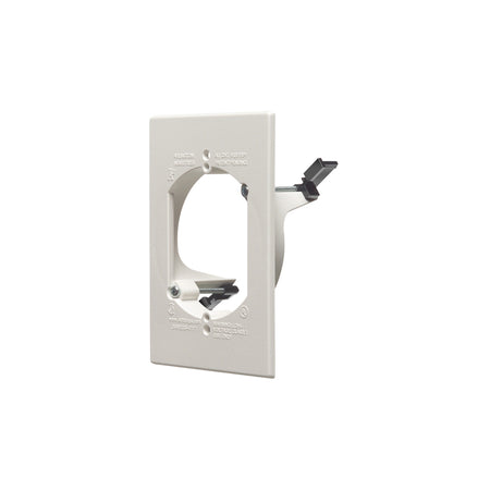 Arlington Low Volt. Mtg Bracket Rp - White Cable Entry Bracket