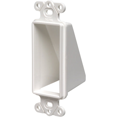 Arlington Lv Entry/Exit Hood Wht - Non-Metallic Cable Guide