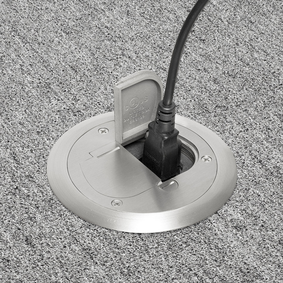 Arlington Nickel Carpet Ring for FLB3500 Drop-In Boxes