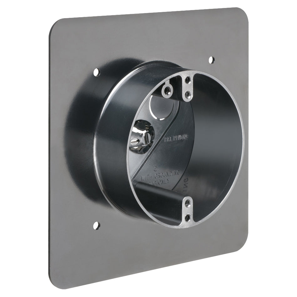 Arlington Non-Metallic Flange Box with Grounding Clip for Flat/Stucco
