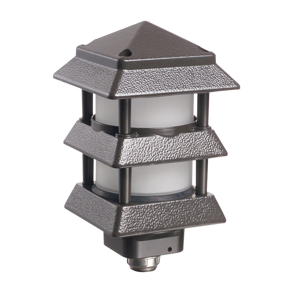Arlington Pagoda Light Bronze Br - Stylish Garden Fixture, 40W