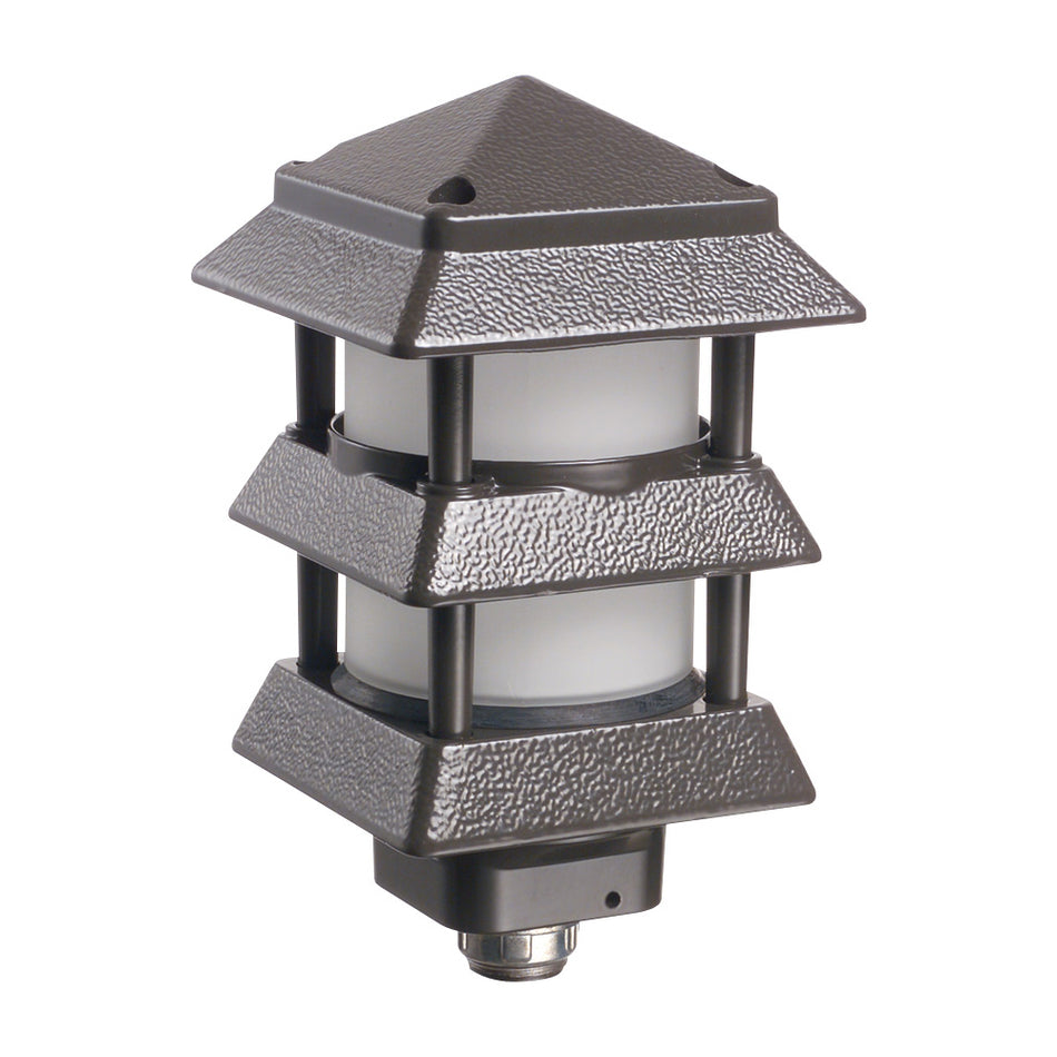 Arlington Pagoda Light Bronze Br - Stylish Garden Fixture, 40W