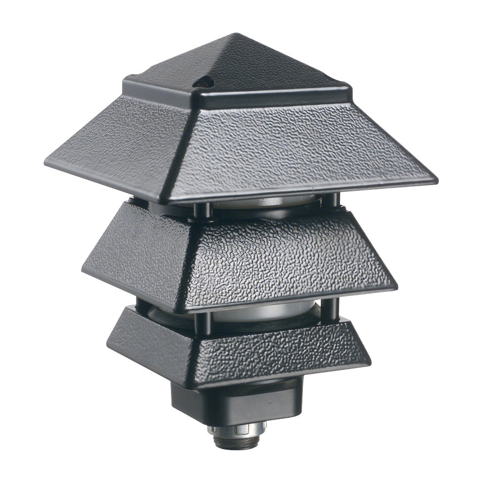 Arlington Pagoda Light Bronze Lbr - 3-Wire Landscape Fixture