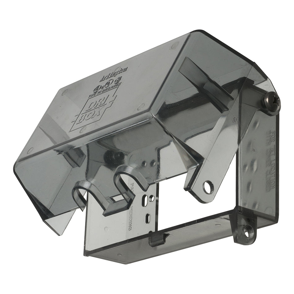 Arlington PL D.B. Adpt Horz Tin with Clear Cover, Single Gang