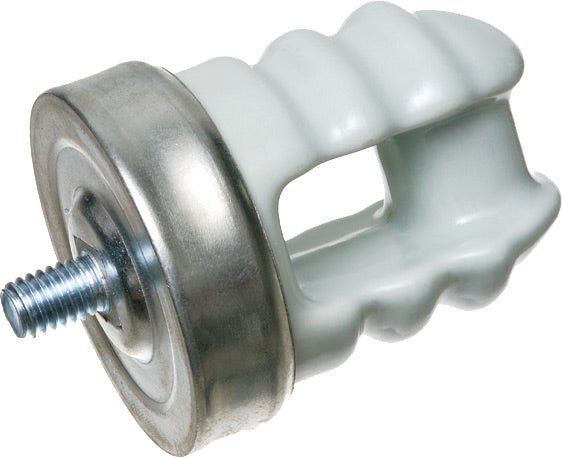 Arlington Porcelain Wire Holder 3/8X1/2 Scrw 13 - Durable Holder, , ARLINGTON - Maple Electric Supply 